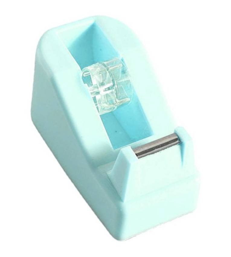 Dévidoir de scotch en plastique avec rouleau adhésif transparent inclus